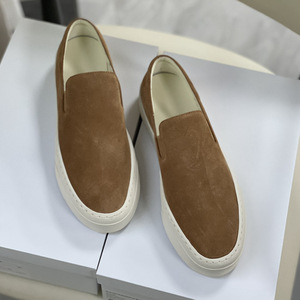 <strong>Custom</strong> High Quality Brown Suede <strong>Loafers</strong> Luxury Low Top Slip On Casual Shoes Sneakers Women - Product Image 4