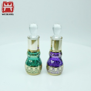 Envase Recargable para <span class=keywords><strong>Aceites</strong></span> Esenciales, Diseño Vintage Antiguo para Viajes, Botella de Perfume de Vidrio Estilo Medio Oriente - Product Image 1