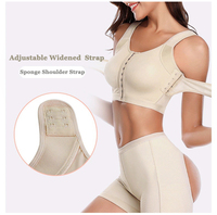 4011 femmes grande taille bande de soutien du sein fermeture avant soutien-gorge correcteur Push up Yoga Sport gilet post chirurgie Posture correcteur soutien-gorge