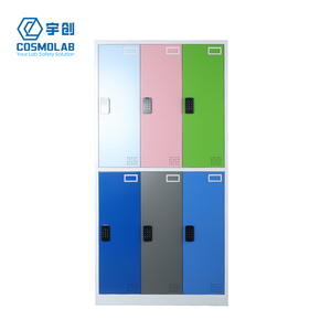 Armario Inteligente <span class=keywords><strong>de</strong></span> Acero con NFC, Gran Capacidad, 6 Puertas, Tamaño Personalizado, Innovador, para Escuela, Gimnasio, Laboratorio, Dormitorio - Product Image 2