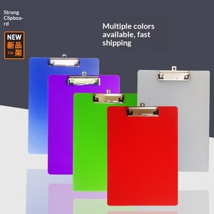Porte-documents en plastique imperméable de couleur assortie A3A4A5A6, porte-documents en plastique, porte-documents en plastique avec clip métallique - Product Image 2