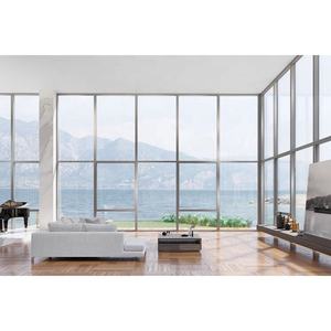 Gratte-ciel Bâtiment Hurricane Fenêtres thermiques Miroir isolé Verre trempé Mur-rideau Fenêtre Panneaux de façade - Product Image 1