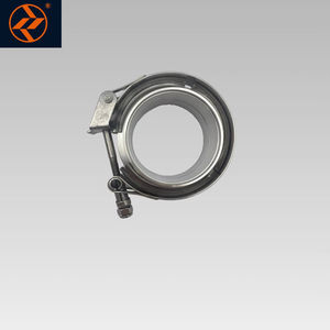 Высокопроизводительный 5-дюймовый зажим для стыкового соединения, Мужской Женский фланец, комплекты для автомобильной турбо-выхлопной муфты - Product Image 1