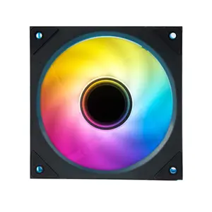 White Black Rainbow 120mm Pwm Fan For Cpu Cooler 5v 3pin Argb Air Cooling Fan 12v Computer Fan