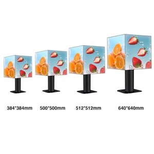 Afficheur numérique LED Cube magique 4/5 faces, écran tactile, intérieur/extérieur, publicité en magasin, 5V, montage facile, suspendu, debout - Product Image 3