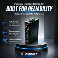 PC Industrial Integrado para Riel DIN, Rockchip RK3568 Cortex-A55 de Cuatro Núcleos, Doble RS485 + CAN Bus, Amplio Rango de Temperatura -40°C ° De la C a la 80 ° C