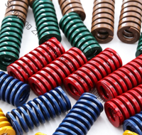 Ressorts de compression plats en acier allié à code couleur pour moules d'emboutissage métallique et équipements de production automatique