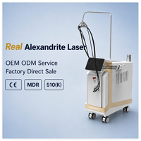 Service OEM&ODM, appareil d'épilation au laser Nd:Yag à impulsions longues 1064 nm pour peaux foncées, laser Alexandrite haute énergie 3000 W 755 nm