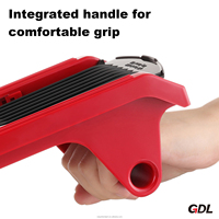 Multifunctionele 5 In 1 V-Vorm Snijmessen Groente Mandoline Cutter Shredder Snijmachine Met Plastic Handvat Duurzaam Metalen Gereedschap