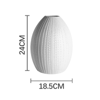 Lampe de table moderne en céramique de haute qualité en forme d'œuf avec base d'ampoule E14/E26, lumière chaude électrique pour la décoration de salon et de maison
