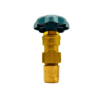 Vanne cylindrique de type raccordement d'arbre QF-30A en laiton pour H2, prix usine