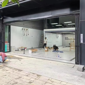 Thêm tủ quần áo không thấm nước chống gỉ hợp kim nhôm rộng trượt gấp cửa cho Patio - Product Image 2