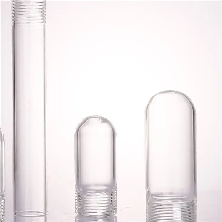 מותאם אישית גודל G9 חוט קטן בעבודת יד חלבית ברור עגול ורוסיליקט 3.3 זכוכית מנורת צל עבור מנורה