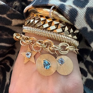 Collier personnalisé en laiton plaqué or avec pendentif étoile, breloque cœur en pierre précieuse, collier de mode en zircon coloré pour femme - Product Image 4