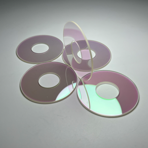 Anillo infrarrojo de visualización de zafiro de grado óptico personalizado con máquina de fotograbado de alta precisión Ventana de zafiro doble AR - Product Image 2