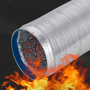 Tuyau de ventilation flexible en aluminium à <span class=keywords><strong>double</strong></span> couche pliable pour la climatisation - Product Image 5
