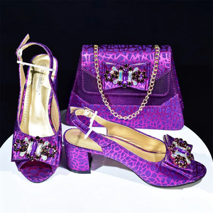 Women's Summer Square <b>Heel</b> Flat Bridal Shoes Rhinestone Bag Set Genuine Leather Open Toe Slip-On Convertible Straps Lightweight - Product Image 4