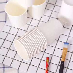 Factory Customized Biodegradable Compostable <b>Cold</b> Hot Beverage Paper <b>Cup</b> Food-grade Coffee 8Oz 16Oz 12Oz Single Wall <b>with</b> Lid - Product Image 1