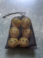 Pelota de Pickleball de TPE de 74 mm y 40 Orificios, Moldeada por Inyección, de Alta Elasticidad, Sin Bordes, Súper Resistente, para Niños, Principiantes, Uso en Interiores