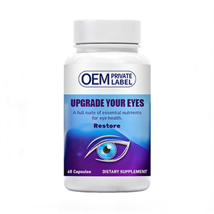 Integratore Naturale per la Salute degli Occhi OEM/ODM in Capsule con Luteina, Vitamina C, Vitamina D, Vitamina <span class=keywords><strong>E</strong></span> <span class=keywords><strong>e</strong></span> Olio di Pesce Omega-3, Confezione da 60 - Product Image 1