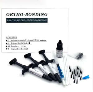 Kit Odontológico Profissional de Ortodontia com Sistema de Fotopolimerização, Gel Azul de 37% para Gravação, Adesivo Composto para Ligação de Brackets Plásticos e Metálicos - Product Image 5