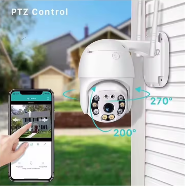 High Quality V380 Cctv Camera Outdoor 1080p Kamara Camera-surveillance-exterieur Camara De Seguridad Camera Ptz Wifi 360 Network