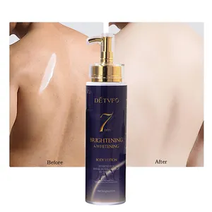DETVFO Tinted Whitening And Firming Gold Face Body Lotion Cream Within 7 Days Whitening Oem Private Label