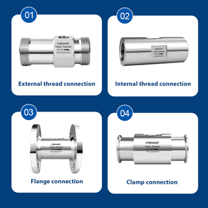 Flange Connection Stainless Steel Digital Variable Area Water Flow Meter Liquid Water Oil <strong>Fuel</strong> <strong>Measurement</strong> OEM - Product Image 3