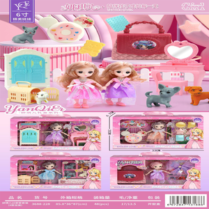 <span class=keywords><strong>Barbie</strong></span> per bambini giocattolo Anime bambola figure Set per <span class=keywords><strong>collezione</strong></span> modello ornamento giocattolo - Product Image 4