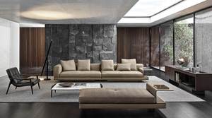 Sofás en Forma de L de Tela de <span class=keywords><strong>Lino</strong></span> para Sala de Estar Moderna, Muebles de Sala de Estar, Sofá Italiano de Lujo - Product Image 6