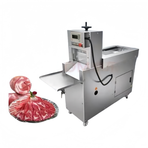 Industrial Multi-Functional Full-Automatic CNC Meat Slicer Lamb/Beef Roll Slicing with Adjustable Thickness - Product Image 1