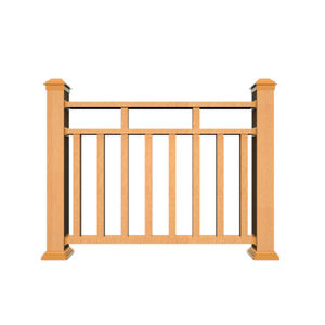 <span class=keywords><strong>Balustrade</strong></span> de protection en bois et en plastique, <span class=keywords><strong>balustrade</strong></span> de <span class=keywords><strong>terrasse</strong></span>, design de balcon WPC - Product Image 6