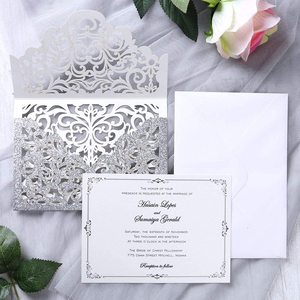 Thiệp Mời Đám Cưới Tamil Độc Đáo Bằng Giấy Bạc Vàng Sang Trọng Logo Thiệp Mời Đám Cưới Quinceanera Túi Thiệp Mời Đám Cưới - Product Image 6