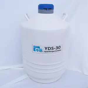 Precio del tanque de almacenamiento de nitrógeno líquido 30L con recipiente LN2 contenedor para inseminación artificial esperma congelado
