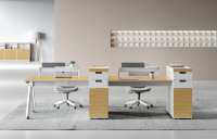 Bureau de direction design moderne poste de travail convertible pour le personnel mobilier de bureau bureau d'ordinateur équipement de bureau