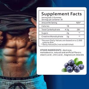 อาหารเสริมก่อนออกกำลังกายสำหรับยิมโปรตีนสูงถึง10กรัมผลิตภัณฑ์สร้างจากธรรมชาติ Creatine monohydrate - Product Image 5