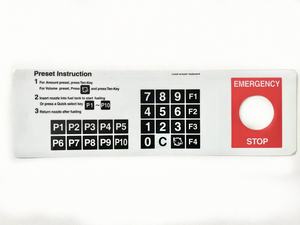 Autocollants de clavier de distributeur de mazout préréglés de haute qualité pompe à essence autocollant de clavier Tatsun - Product Image 4