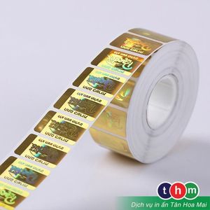 Etiquetas holográficas antifalsificación para embalaje de certificados 3D personalizadas con impresión láser - Product Image 2