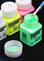 Peinture phosphorescente Secolorart 58ml 8 couleurs Peinture acrylique phosphorescente pour la décoration, la peinture artistique
