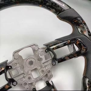 Volante Personalizado de Fibra de Carbono Compatible con <span class=keywords><strong>Ford</strong></span> Mustang 2015 2016 2017 2018 2019 2020 2021 GT <span class=keywords><strong>Shelby</strong></span> - Product Image 5