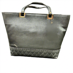 Pochette noire en cuir de buffle véritable, légère, avec fermeture éclair, grande capacité, imperméable, élégante, de luxe, personnalisable OEM, pour le quotidien - Product Image 4