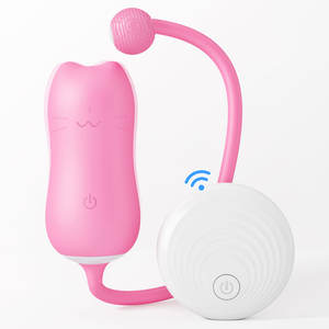 Mini Animal en forma de doble <span class=keywords><strong>Sexual</strong></span> para huevo vibrador Control remoto inalámbrico G-Spot Gadget USB Power para huevo rosa para mujeres - Product Image 1