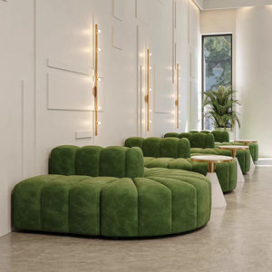 Sofá Moderno de Doble Cara para Comedor, Restaurante, Hotel, Salón de Belleza, Forma Especial, Venta al Por Mayor - Product Image 4