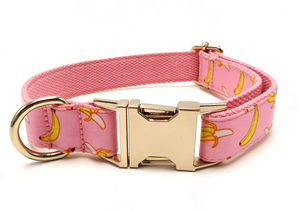 Collier pour chien réglable et respirant avec imprimé <span class=keywords><strong>banane</strong></span>, motif fruit, style simple, en polyester - Product Image 2