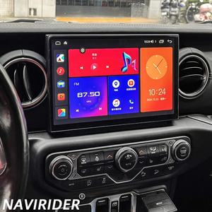 GPS Navi DSP 4G BT Clé de voiture intelligente Radio de voiture Jeep Wrangler 2018-2022 Android 15 Lecteur multimédia vidéo Stéréo 11,8 pouces Sans fil - Product Image 6