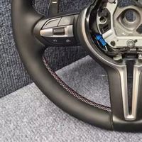 Volant sport M pour BMW F30 F10 F15 F36 F20 F22 F25 F32 M3 M4 M5 X5 E46 E60 E70 E90 E91 E92 Volant de voiture en cuir