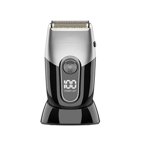 Afeitadora Eléctrica Alemana para Hombre en Oferta, Recortadora de Barba de Triple Cuchilla Recíproca, Máquina de Afeitar con Pantalla Digital para Cuerpo y Rostro - Product Image 1