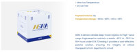 Contenedor Reutilizable NERA de 13L para Transporte de Productos Congelados a -45°C ° De la C a -35 ° Control de Temperatura para el Transporte de Muestras de Sangre y Vacunas Médicas en Laboratorio