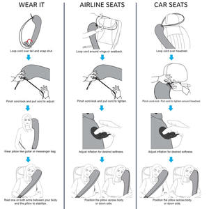 Memory Foam Bein Fuß Raiser Kissen Stütz kissen Home Massage Unterstützung Schlafen für schwangere ortho pä dische Ischias Reise kissen - Product Image 6