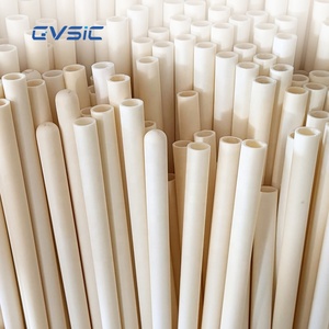 Tube en céramique d'alumine Al2O3 <span class=keywords><strong>de</strong></span> grand diamètre durable, disponible en stock, diamètre 150 mm - Product Image 4